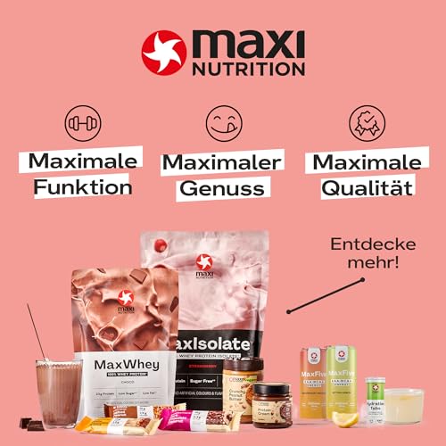 MaxiNutrition Better Choice Protein Bar Peanut Caramel, 15x 22,5g, 32% Eiweißgehalt, mit wenig Kalorien, Proteinriegel ideal für den Muskelaufbau