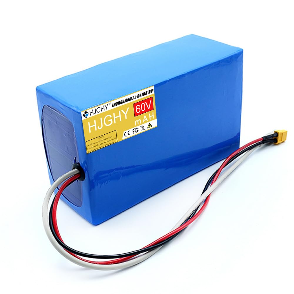 Batería de Litio de Repuesto para Motocicleta de 60 V, 12 Ah, 15 Ah, 18 Ah, 21 Ah, 25 Ah, 27 Ah, 30 Ah, 33 Ah y 40 Ah.