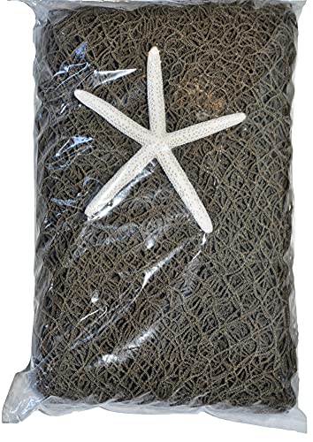 Authentic Fishing Net - Genuine Commercial Used Thick Fish Netting - Decorative 5x10 feet