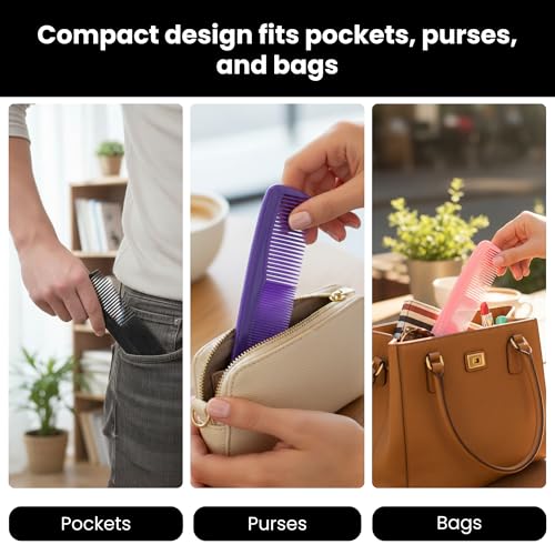 Set de 3 Peines Pocket Comb para Hombre y Mujer miniatura 3