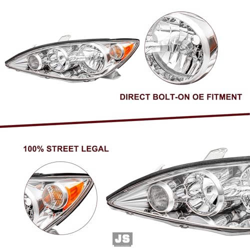 Image of JSBOYAT Headlight Assembly Fits for 2005 2006 Toyota Camry LE XLE SE