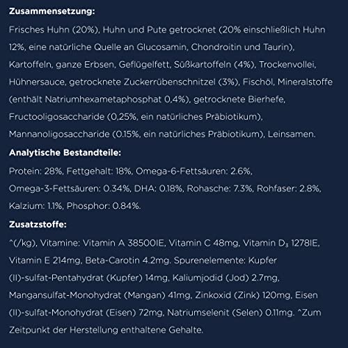 Eukanuba Welpenfutter getreidefrei mit Huhn für kleine und mittelgroße Rassen - Trockenfutter ohne Getreide für Junior Hunde, 12 kg
