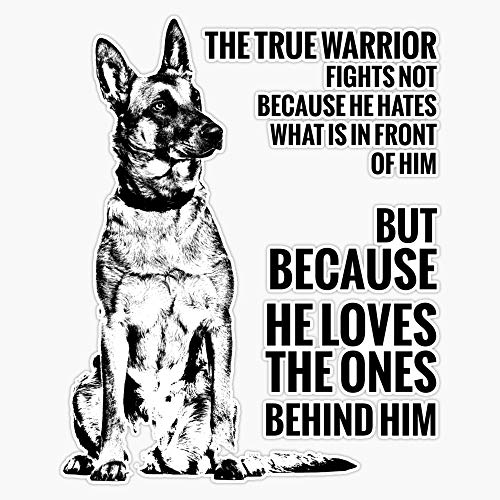 Malinois - Belgian Shepherd - Mechelaar Vinyl Waterproof Sticker Decal Car Laptop Wall Window Bumper Sticker 5