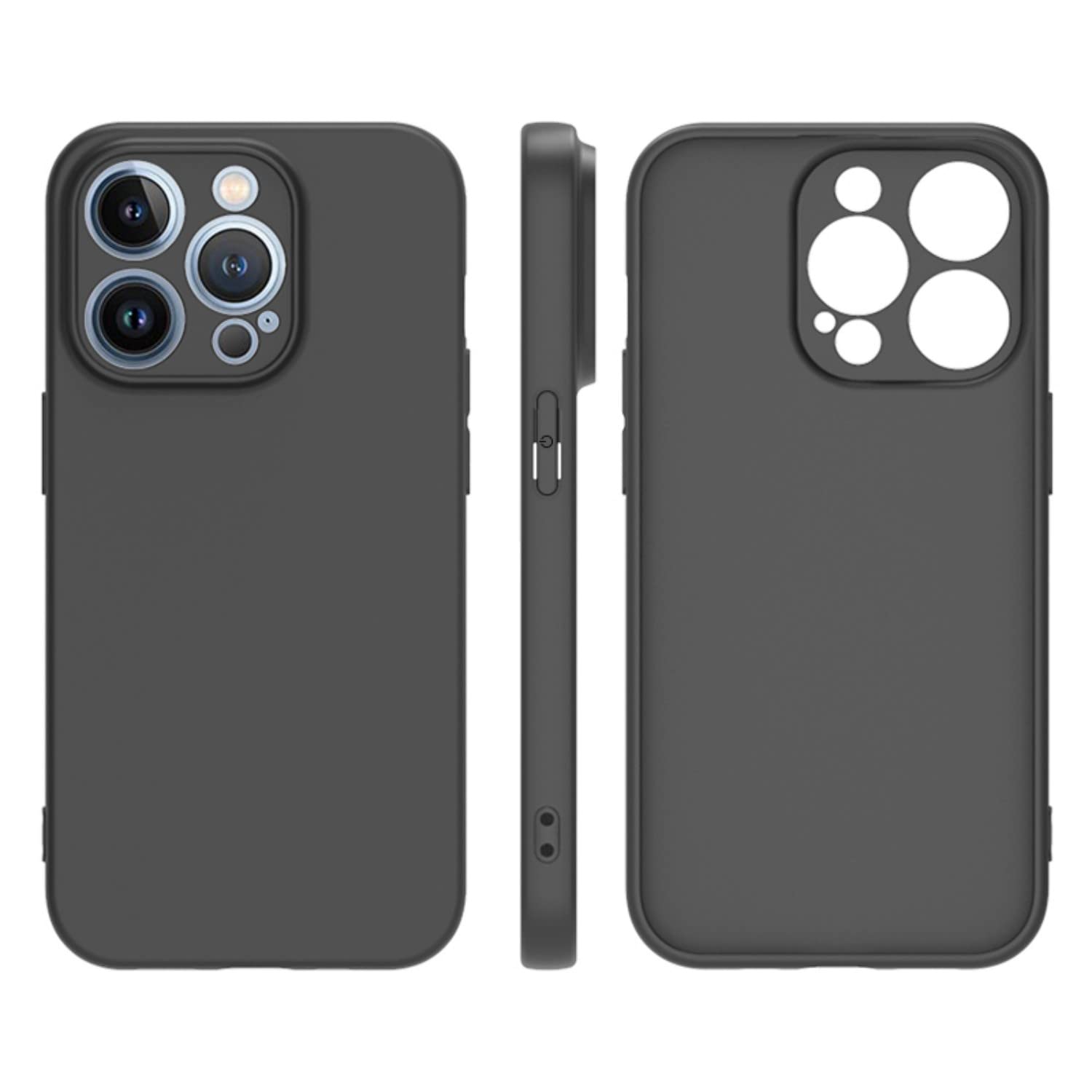YUA-SCE iPhone 14 Case Ultra Slim - Soft TPU Case - Cover Ultra Thin and Lightweight Protection - Shock and Scratch Resistant Color - Black
