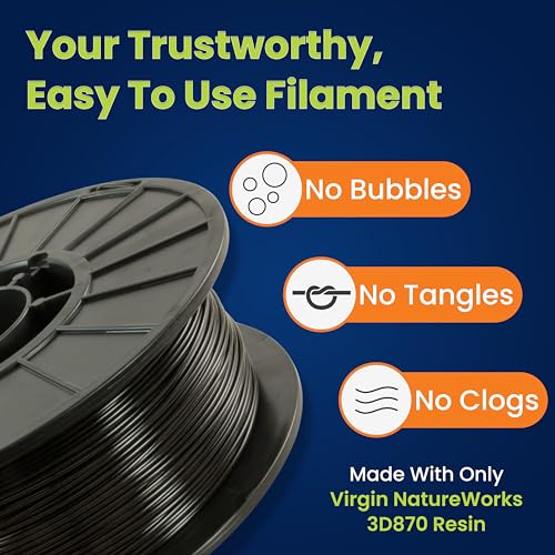 Image of 3D-Fuel Tough Pro PLA+ Filament for 3D Printing, Made in the USA, 3D Printer Filament, Dimensional Accuracy + /- 0.02 mm, 1.75 mm, 1 kg Spool, Warm Bisque