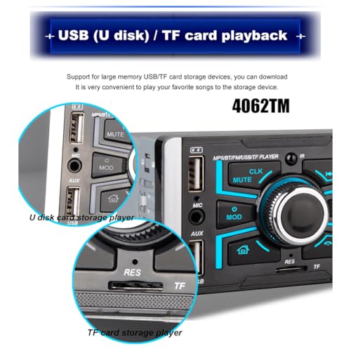 Radio para carro con pantalla táctil 4.1 pulgadas Eaglerich miniatura 6