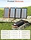 Solar Powerbank 26800mAh, elzle Solar Ladegerät mit 2 USB-A Ausgang & 1 USB-C Eingang, Outdoor Wasserfester Externer Akku mit 4 Solarpanels und Taschenlampe für Smartphones Tablets Camping