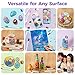Ohuhu Acrylic Paint Markers Cotton-core: 36 Colors Dual Tips (Brush & Fine) Paint Pens High Opacity Acrylic Markers Waterproof Lightfast for Rock Painting Easter Eggs Wood Glass Ceramic Canvas