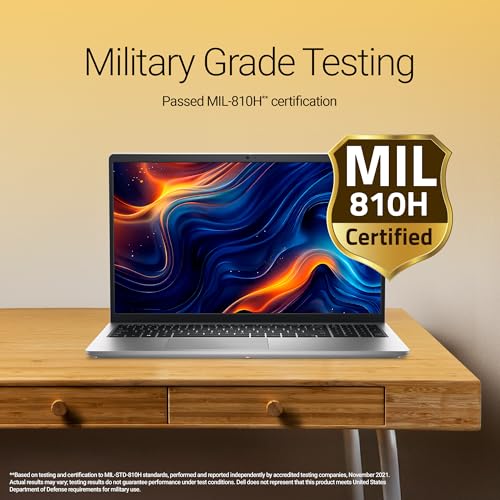 Image of Dell 15, AMD Ryzen 7-7730U, 16GB DDR4, 512GB SSD, FHD, 15.6 inch /39.6cm, Windows 11, Microsoft Office Home 2024, Platinum Silver, 1.63Kg, [Dell 15], 120Hz 250nits, AMD Radeon Graphics,Thin & Light, Laptop