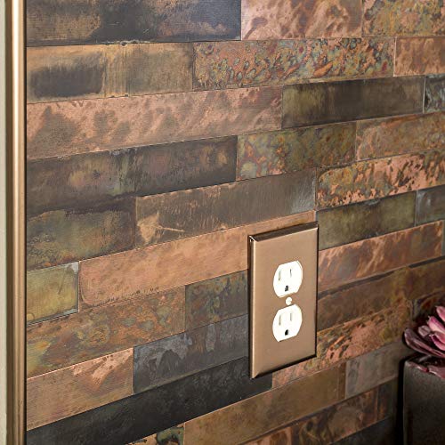 Aspect Peel & Stick Distressed Metal 15 Sq Ft Kit In Bronze Relic #TOP2