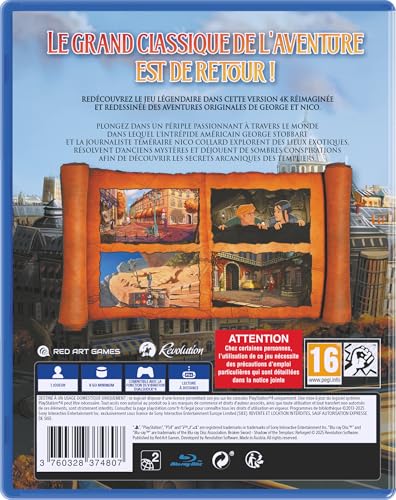 Les Chevaliers de Baphomet LOmbre des Templiers : Reforged Jeu PS4 - vue 7