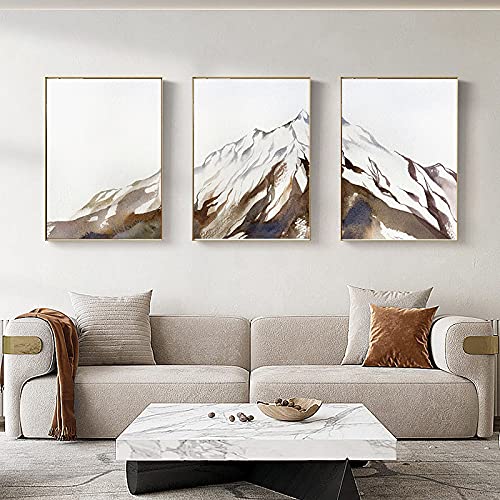 Paysage naturel art affiche abstrait pour évader l'esprit à travers une décoration murale