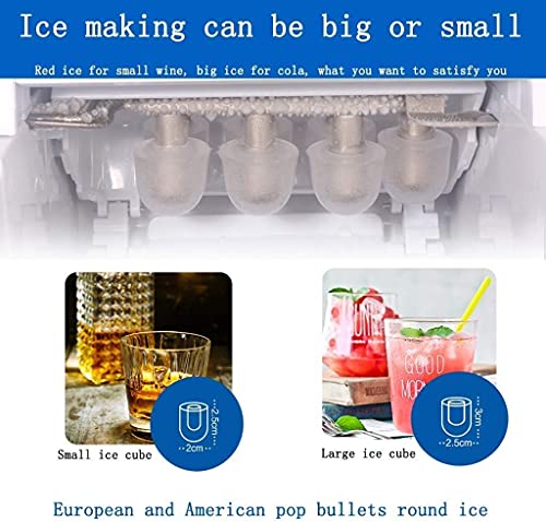 Máquina de hielo automática para escritorio, 15kg miniatura 4