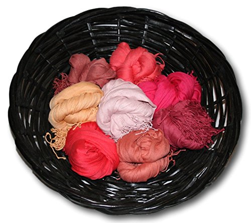 Pashmina-Style Shawls Florals & Corals Collection3