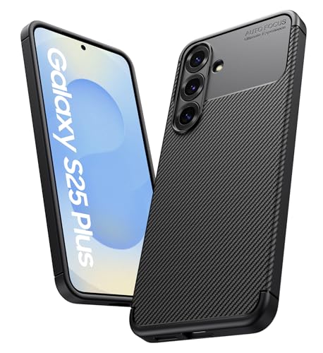 ATATOO for Samsung Galaxy S25+ Plus Case, Support Wireless Charging, Slim [Full Camera Protection] Non-Slip Shockproof Soft TPU Protective Phone Case for Galaxy S25+ Plus 6.7