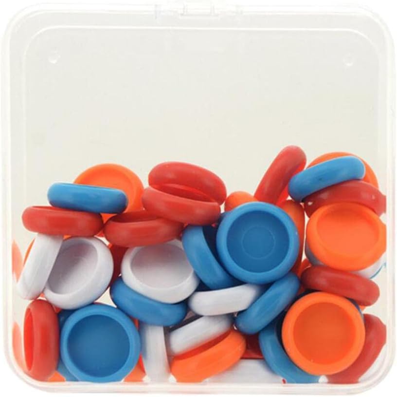50x Plastic Discs Binding DIY Notebook Office Supplies Stationery 18mm