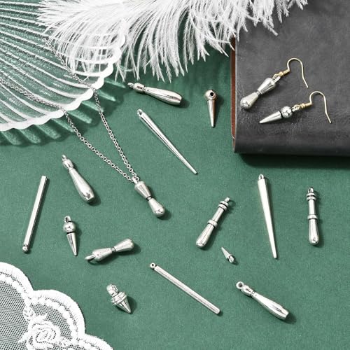Breloques tibétaines de batte de baseball pour fabriquer des boucles - 6