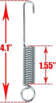 Modengzhe Scooter Kickstand,Motorcycle Kickstand Return Spring Set,Side Stand Spring Brake Pedal Return Spring Brake Light Switch Spring,Pack of 3