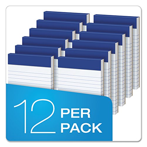 Ampad-20-208-Evidence-3-x-5-Narrow-Perforated-Writing-Pads-White-12-Pads-of-50-Sheets-Each