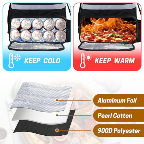 Sac à dos isotherme de 37 l extensible pour restaurant - 3