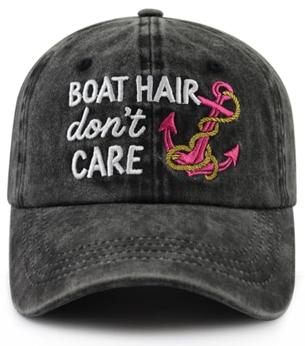 VIPCapz Boat Hats for Women Men Funny Boat Captain Hat Boating Accessories Sailing Baseball Cap Thanksgiving Birthday Gifts for Dad Mom Sailor Boater Owner