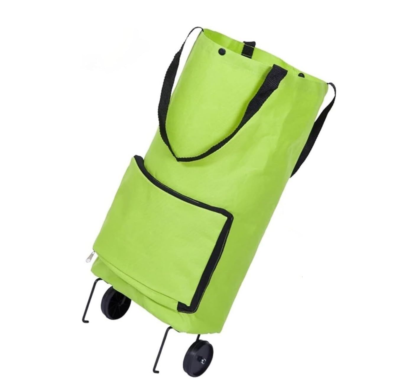 shopping trolley on wheels, Grocery Shopping Cart Trolley Folding Bag Buy Food(Grün)