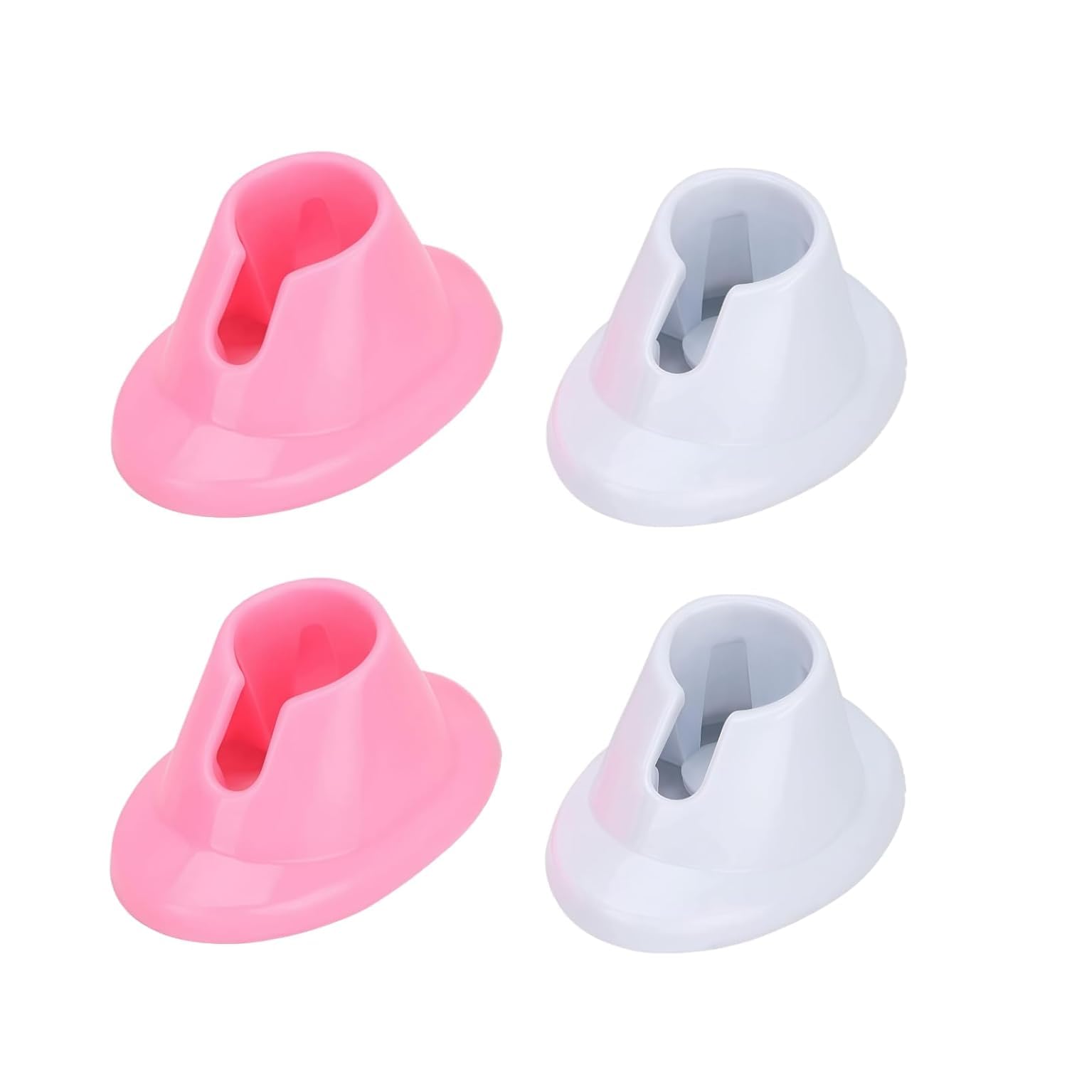 Nagellack-Flaschenhalter aus weichem Gummi, auslaufsicher, Nagelkunst-Organizer, Maniküre-Werkzeuge für Salon-Design, Politur, Fuß-, Hand- und Nagelpflege, 4 Stück