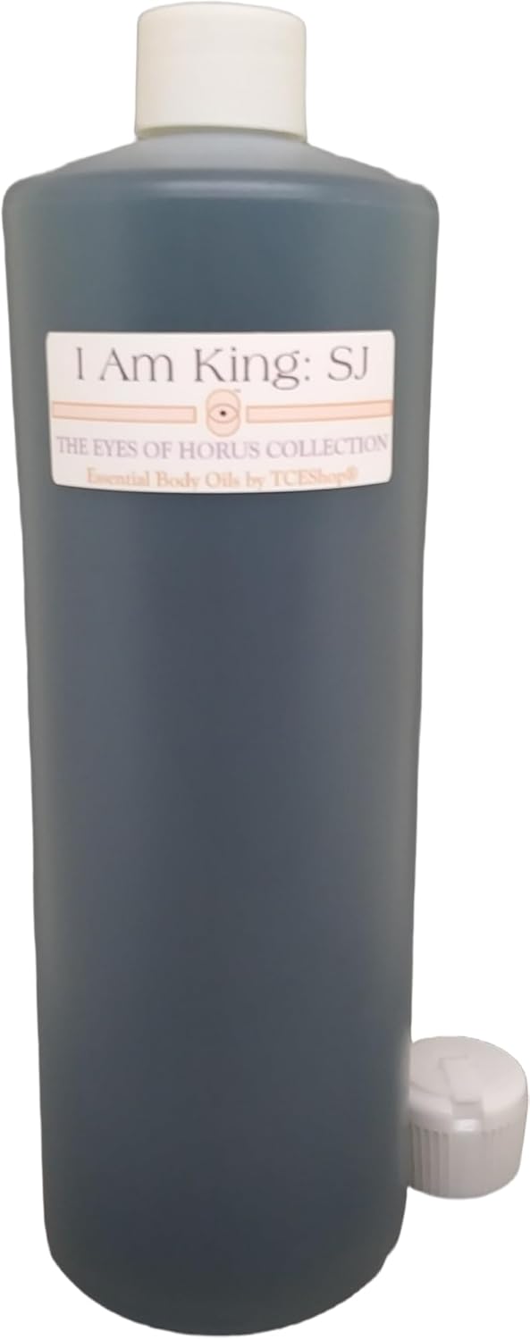 I Am King: SJ - Type For Men Scented Body Oil Fragrance [Flip Cap - Grey - 32 oz.] - ID#25219