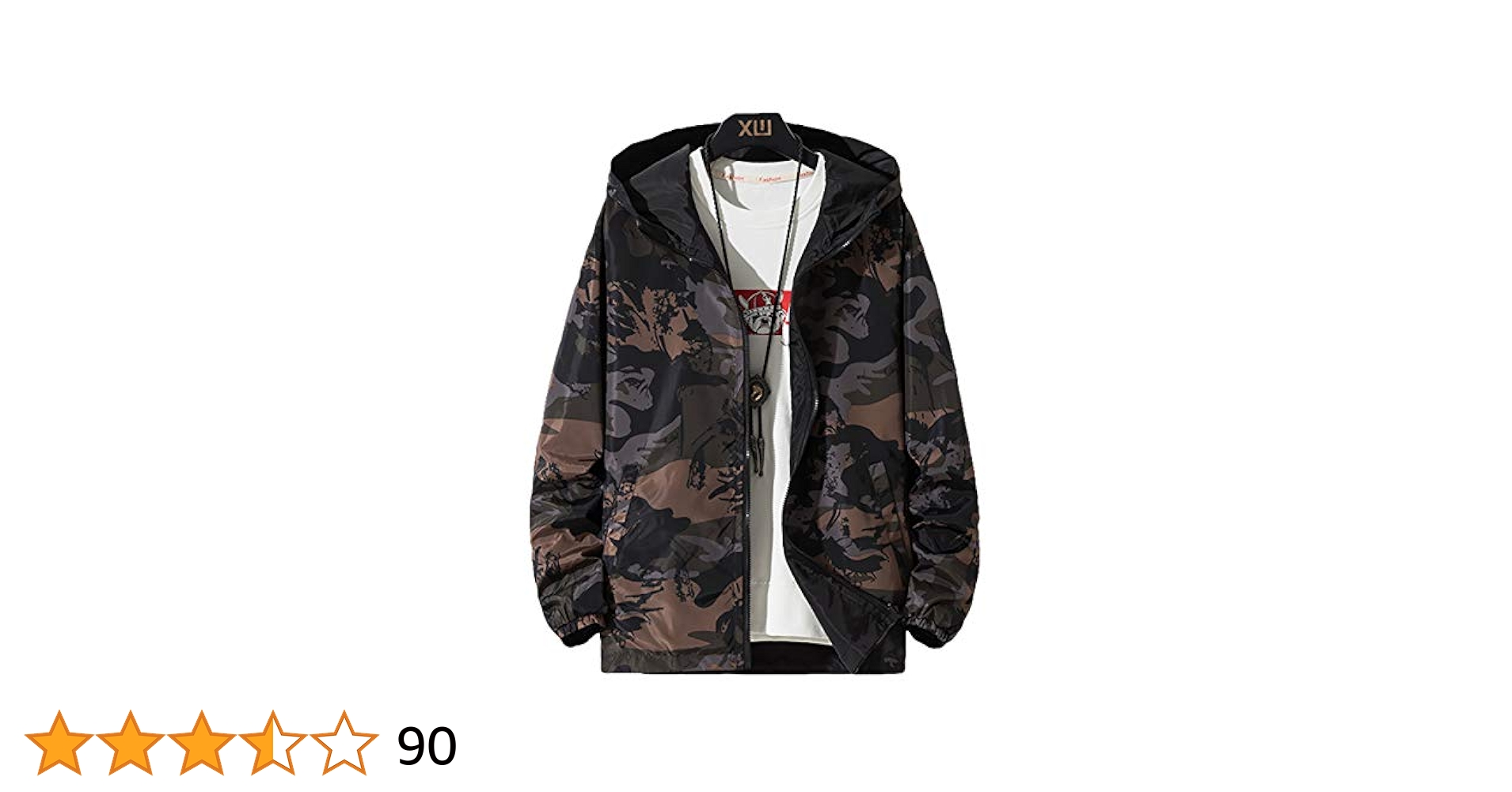 Amazon | [メリュエル] ウインドブレーカー S~XL 長袖