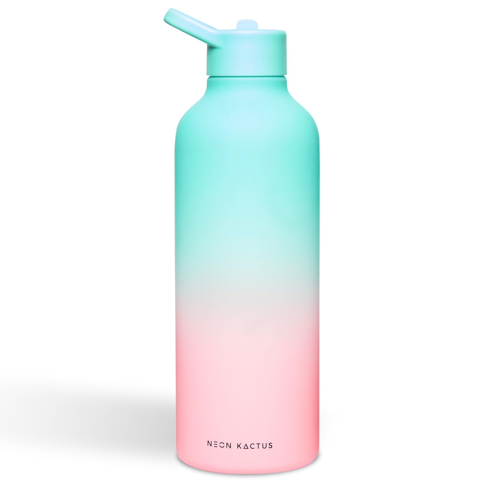 Neon Kactus Twist & Shout Tritan Bottle | Large Water Bottle With Straw, 1300Ml | Drinking Bottles For Adults | Gym, Sports Water Bottle | Bpa-Free, Leak-Proof |