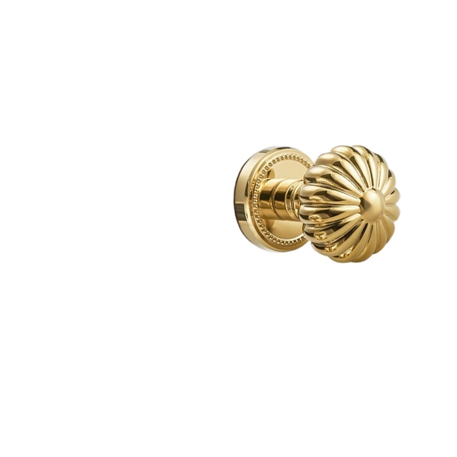ZONSHJDKR Invisible Door Lock Indoor Single-Sided Zinc Alloy Light Luxury French Bedroom Wooden Bathroom(E Double Sided)