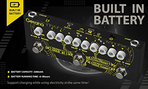 Getaria Gitaar Multi-effecten-pedaal elektrische gitaar gecombineerd effecten-pedaal met vervorming overdrive stemloze… - Image 7