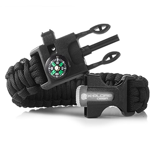 X-Plore Gear Emergency Paracord Bracelet