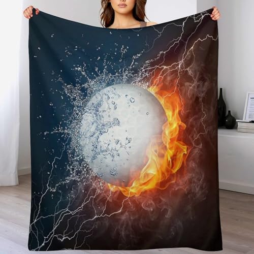 Couverture jeté flannel golf durable chaude lavable pour chaise et sofa