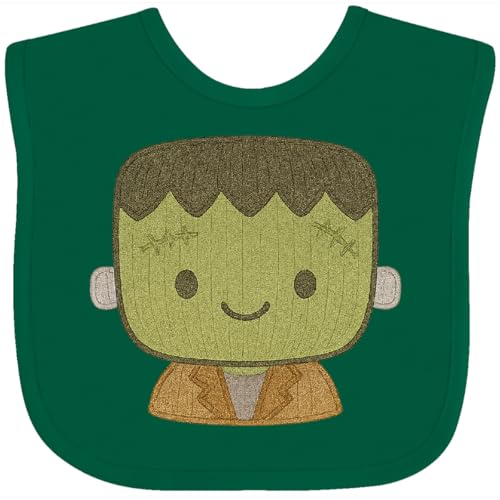 inktastic Cute Frankenstein Monster Cartoon Graphic Baby Bib