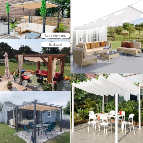 Toldo deslizante para pérgola que transforma terrazas y patios en zonas frescas 7