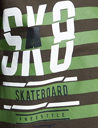 Image of Amazon Brand - Jam & Honey Boy's Regular Fit Shirt (JH-BST-SH-13 Olive 1 9 Years-10 Years)