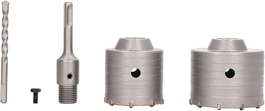 Betonlochsäge Set Haltbarer Stahl YG8 Legierwandbohrmaschine Bit Kit Mauerwerk Steine Ziegel, ideal für Klimaanlagen Installationen