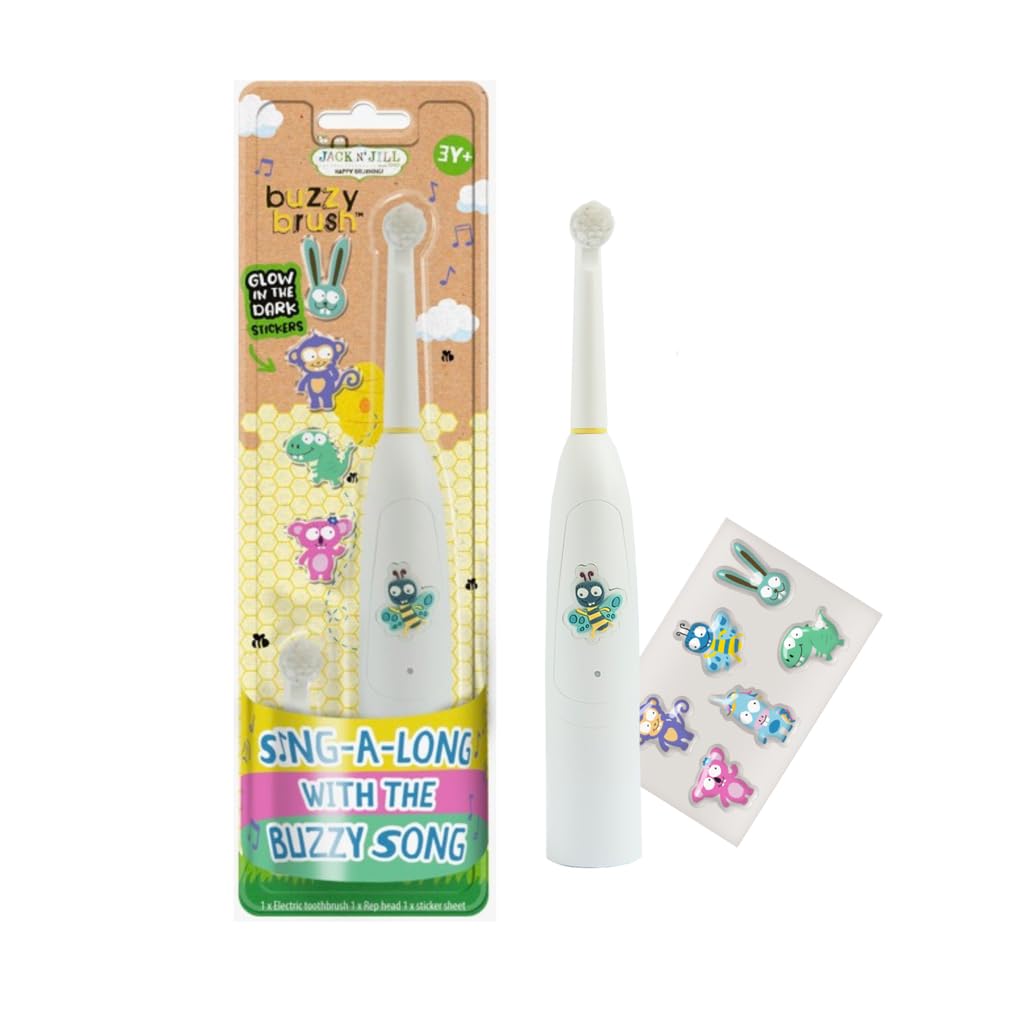 Jack N Jill Buzzy Brush Pilli Diş Fırçası 3 Yaş + Yeni 19JCKJ131060STD