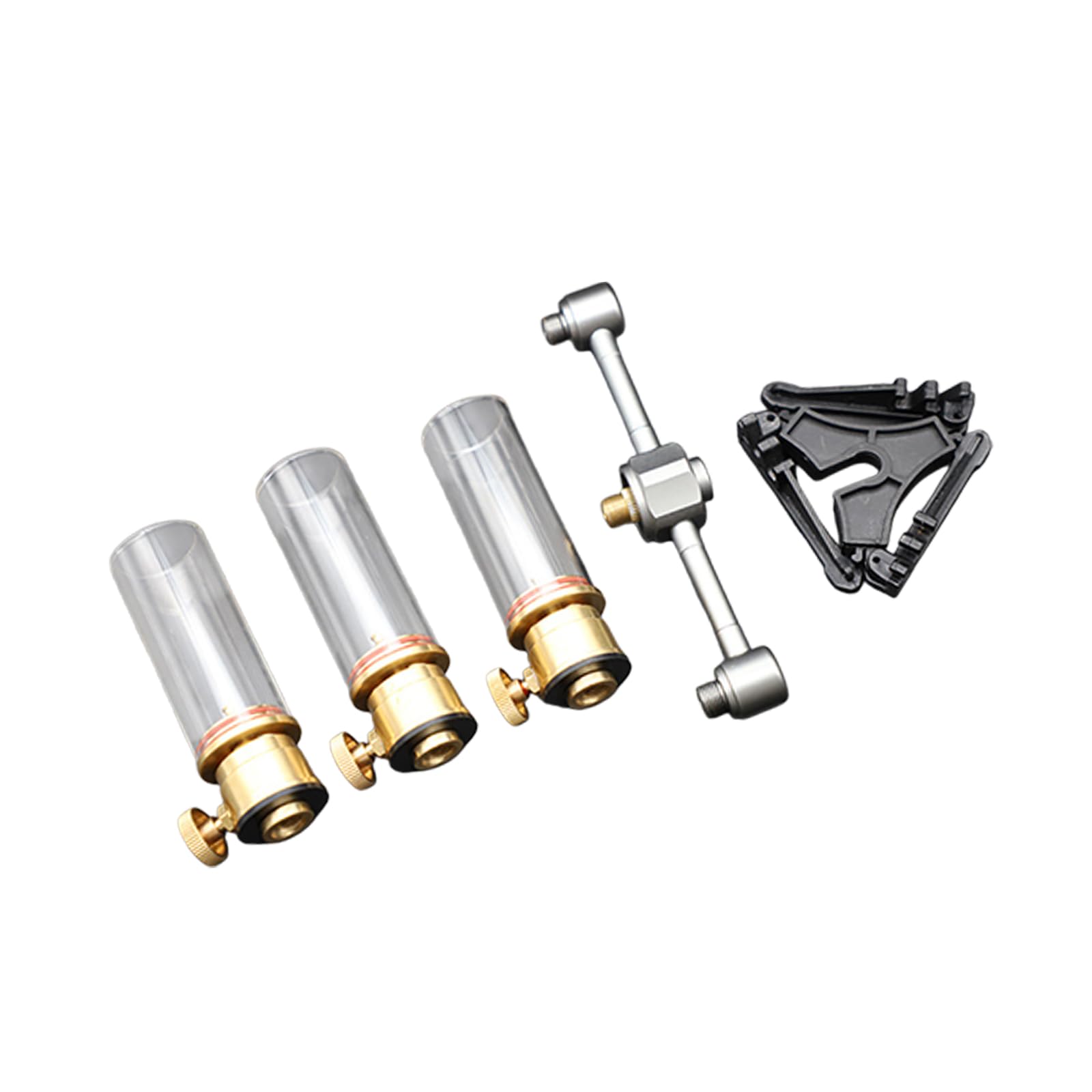 Luz para camping con metal ajustable, juego de tres lámparas, D
