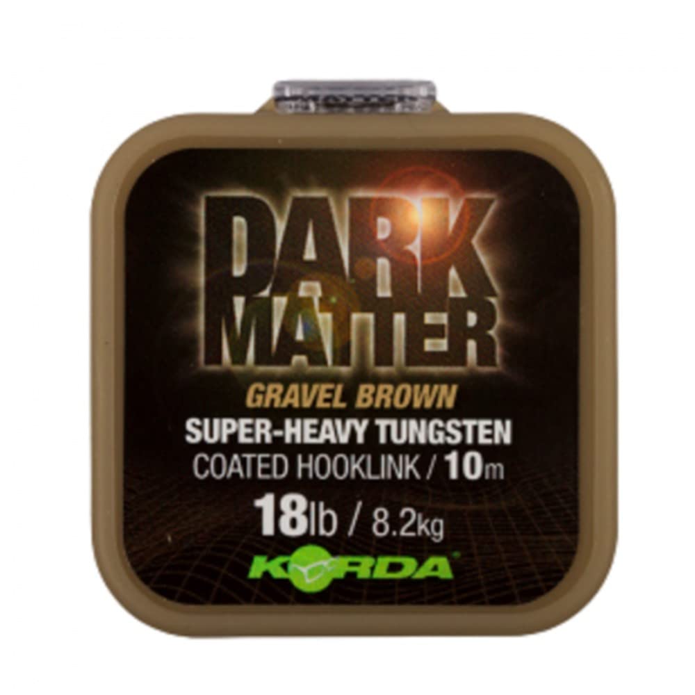 Korda Dark Matter - Cavo intrecciato rivestito in tungsteno, 10 m