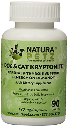 Natura Petz Dog and Cat Kryptonite Adrenal and Thyroid Support for Cushing's