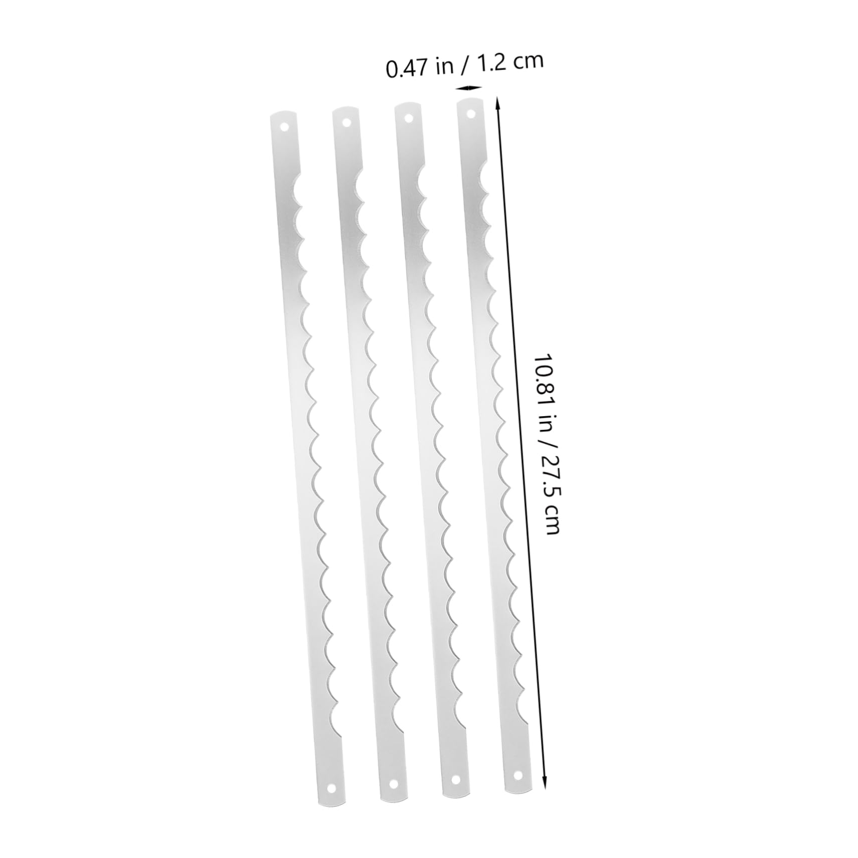 COLLBATH Lot De 5 Lames De Rechange Pour Machine À Et Trancheuse En Acier Inoxydable 4 Pièces X 5