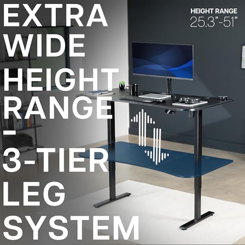 Electric standing desk adjustable