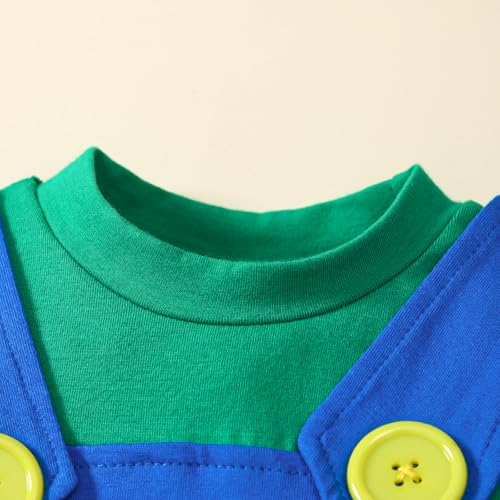 Unisex Baby Boys Girls Halloween Outfits Long Sleeve Romper Jumpsuit With Hat Winter Clothes3