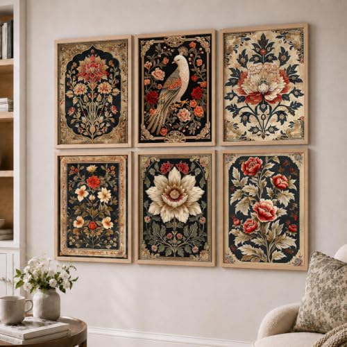 Image of kotart - Traditional Wall Art Paintings For Wall Decor | Madhubani Wall Poster With Frames | Wall Hanging Frames (10X13 INCH, A)