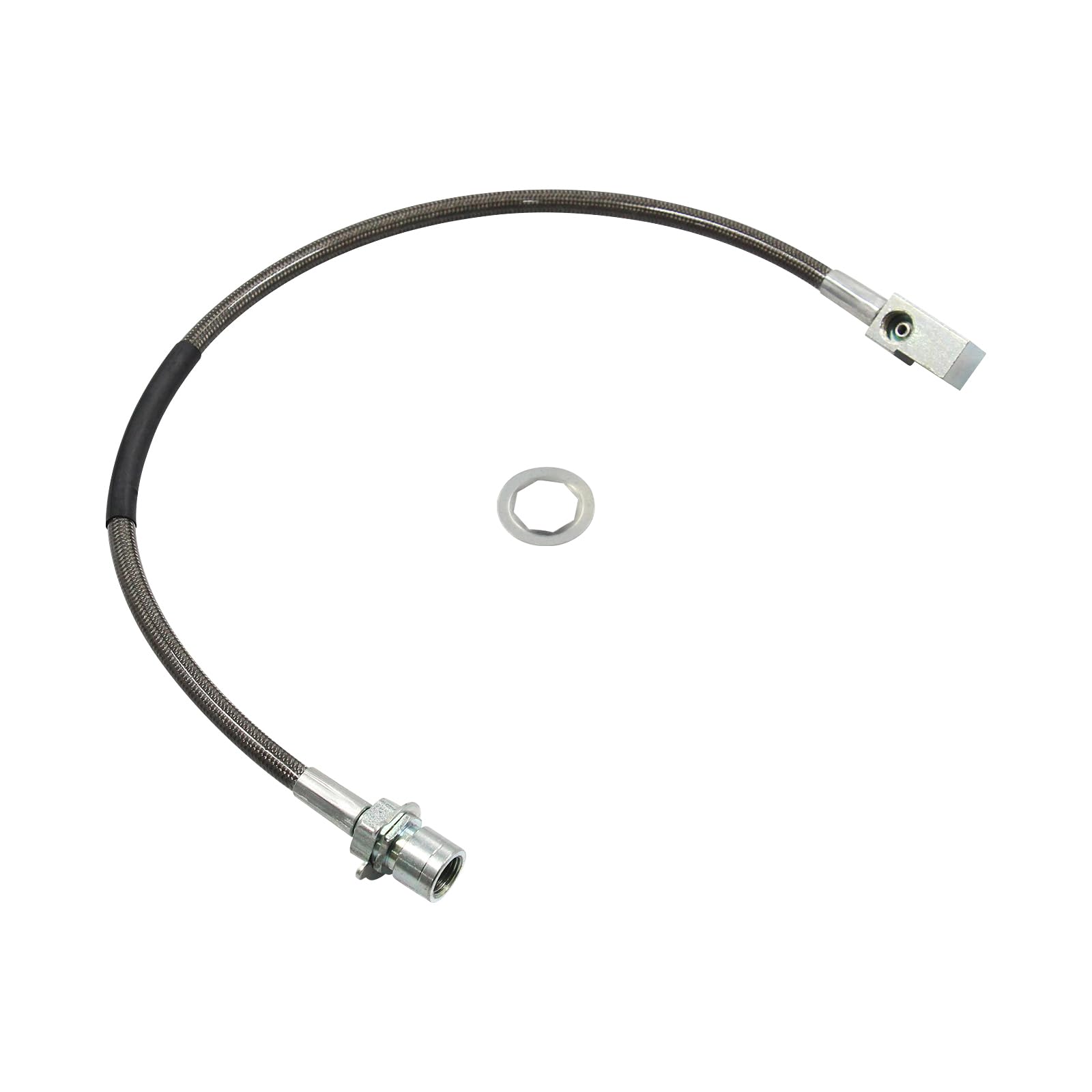 Stainless Steel Rear Axle Brake Line Pair For 1981-87 Chevy/GMC C10 & C15 2WD Trucks - Direct Fit Replacement