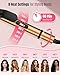 Mescomb 1.25 inch Long Barrel Curling Iron 1 1/4 inch with 8 Heat Settings, 10-Minute Curls, Ceramic Curling Iron, 30s Fast-Heating, Beach Waver/Volumized/, 110-240V for Travel, 60 Mins Auto Off