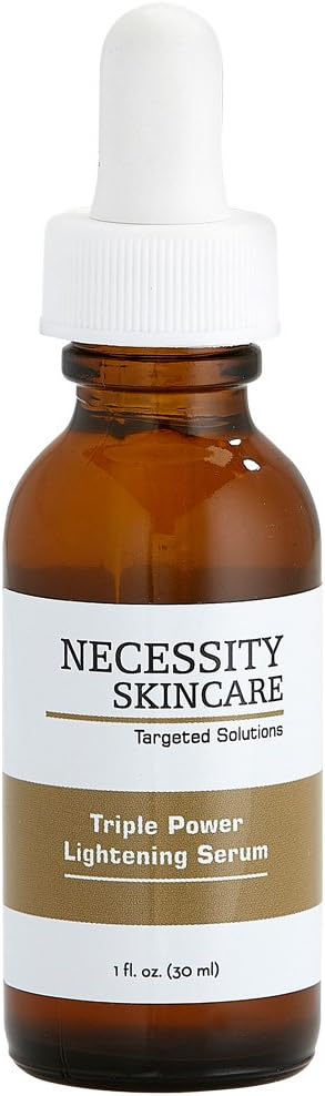 Triple Power Lightening Dark Spot Corrector Serum w/Seaweed, Hyaluronic Acid and Alpha-Arbutin | May Help Lighten Appearance of Pigmentation and Age Spots for Face | Hydroquinone Free 1 fl oz / 30 ml