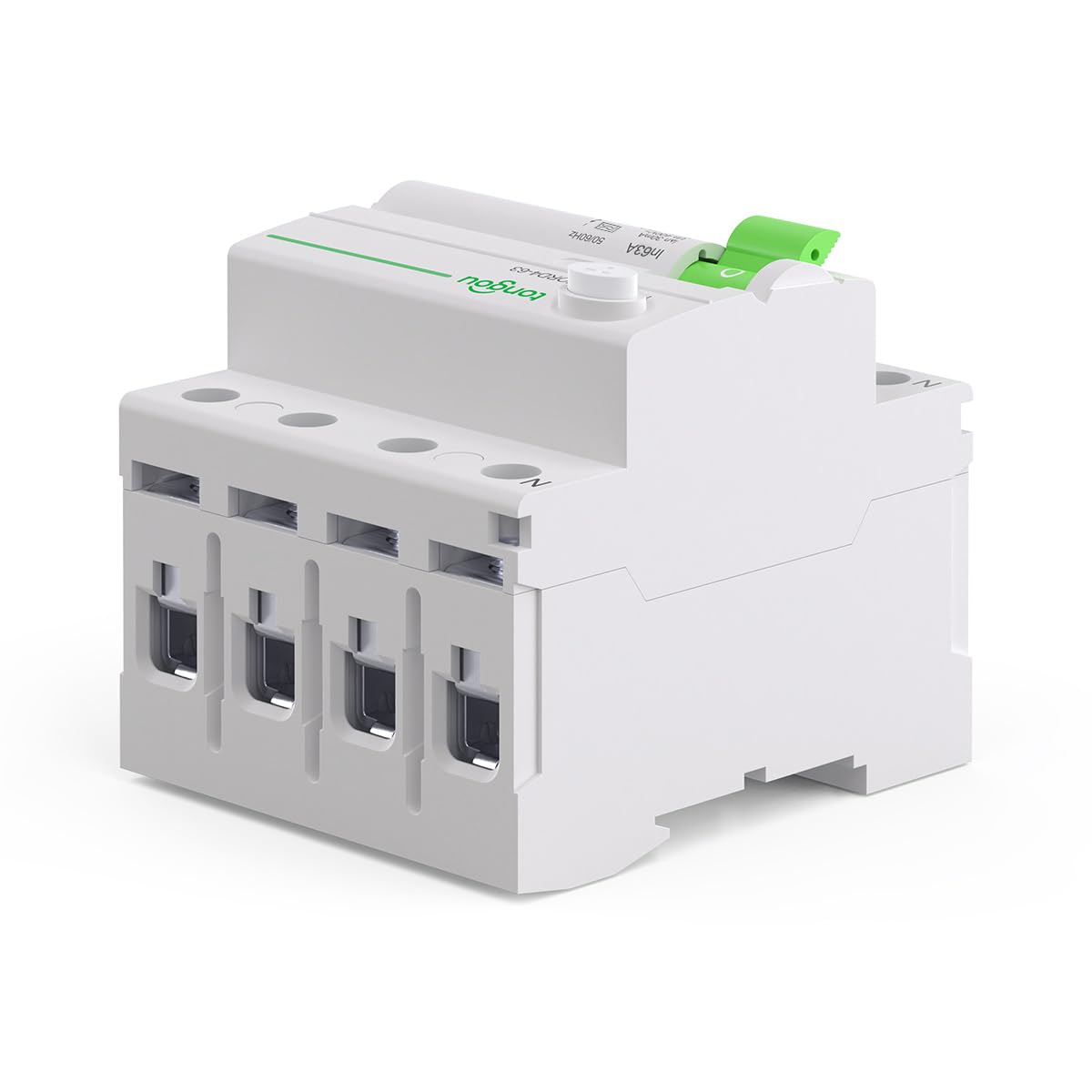 TONGOU 63A Rcd 30ma Type A Rcd Circuit Breaker 3P+N 400V 6kA, Suitable for family homes small commercial buildings and other scenarios - Image 2